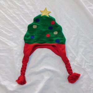 Baby First Christmas Tree Hat 0-6 Months Xmas Knit Star Ornaments Winter NEW